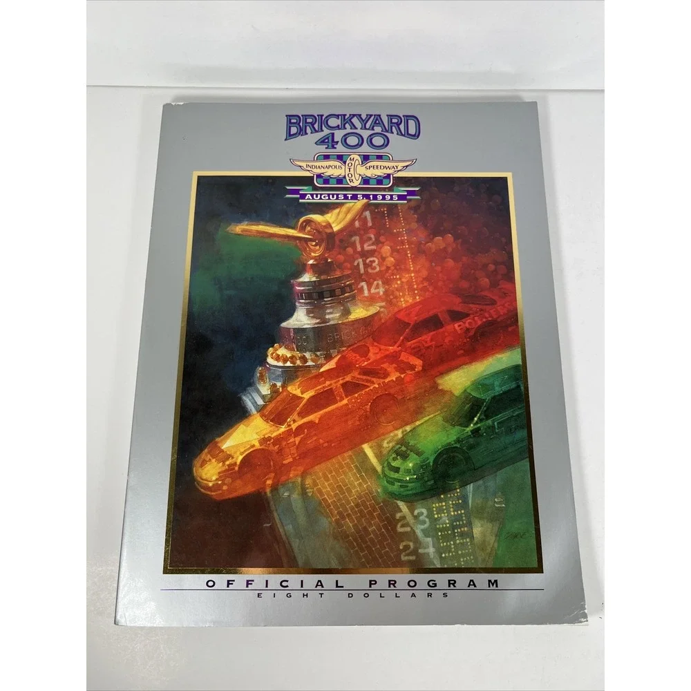 Brickyard 400 Program 1995 Race Indianapolis Motor Speedway With Starting Lineup